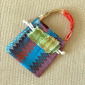 Burmese fabric pouch